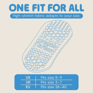Eggs - Pilates Grip Socks - Peach & Flow