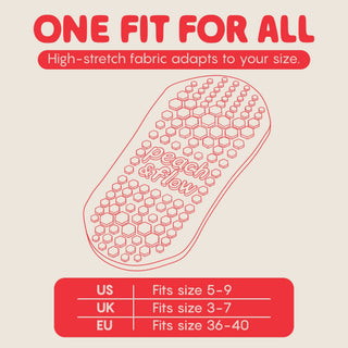 Chilis - Pilates Grip Socks - Peach & Flow