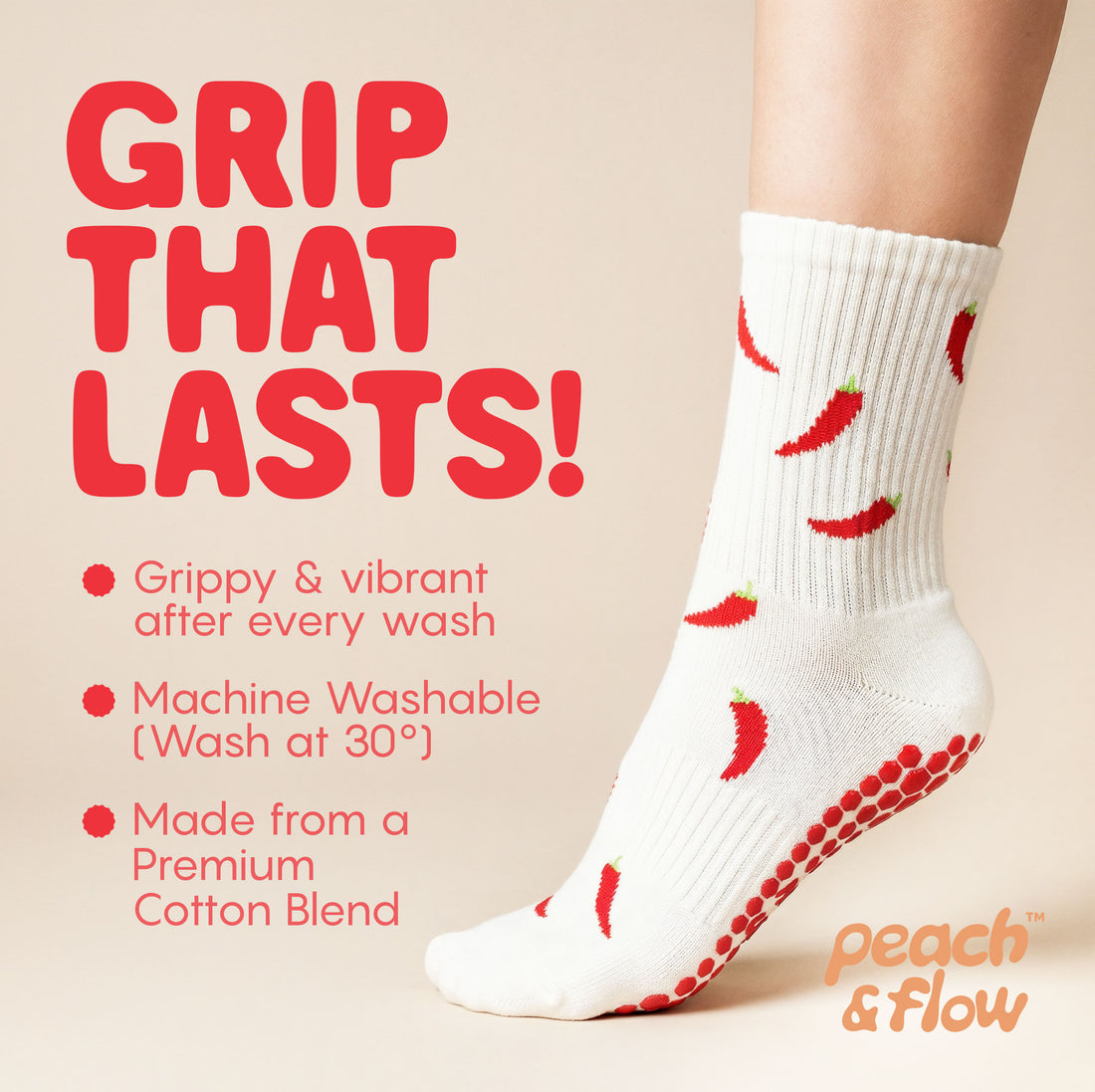 Chilis - Pilates Grip Socks