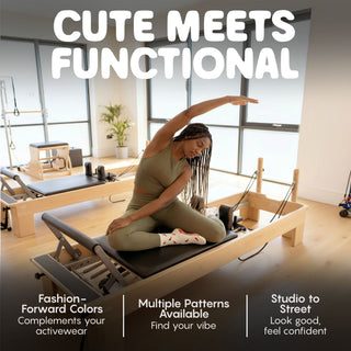 Chilis - Pilates Grip Socks - Peach & Flow