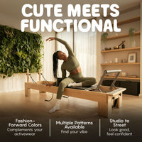Flowers - Pilates Grip Socks - Peach & Flow