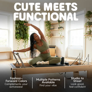 Peaches - Pilates Grip Socks - Peach & Flow