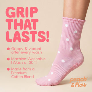 Pink Polkadot - Peach & Flow
