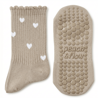 Beige Hearts - Peach & Flow